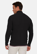 Textured Full Zip Cardigan