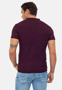 Polo Collar Buttoned Pullover