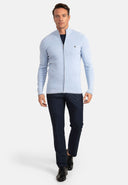 Textured Full Zip Cardigan
