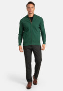 Textured Full Zip Cardigan