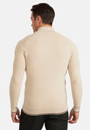 Textured Full Zip Cardigan