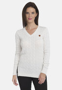 Regular Fit Hair Braid Pullover