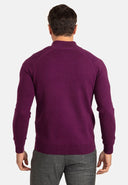 Textured Full Zip Cardigan