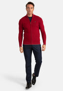 Textured Full Zip Cardigan