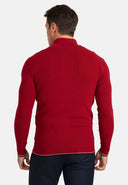 Textured Full Zip Cardigan