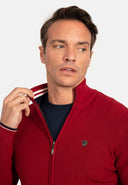 Textured Full Zip Cardigan