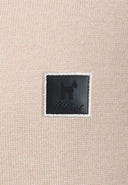 Arm Patch V-Neck Pullover